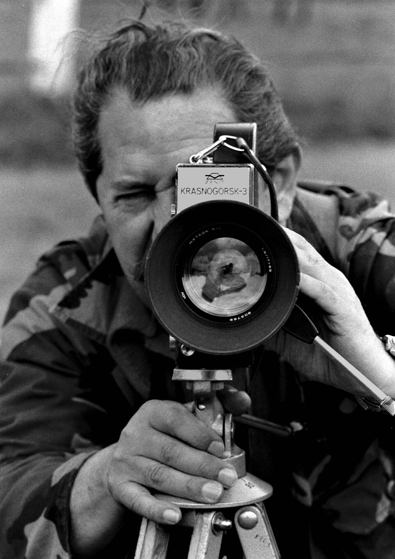 Henryk Lehnert z kamerą
