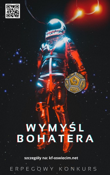 Plakat konkursu "Wymyśl Bohatera"