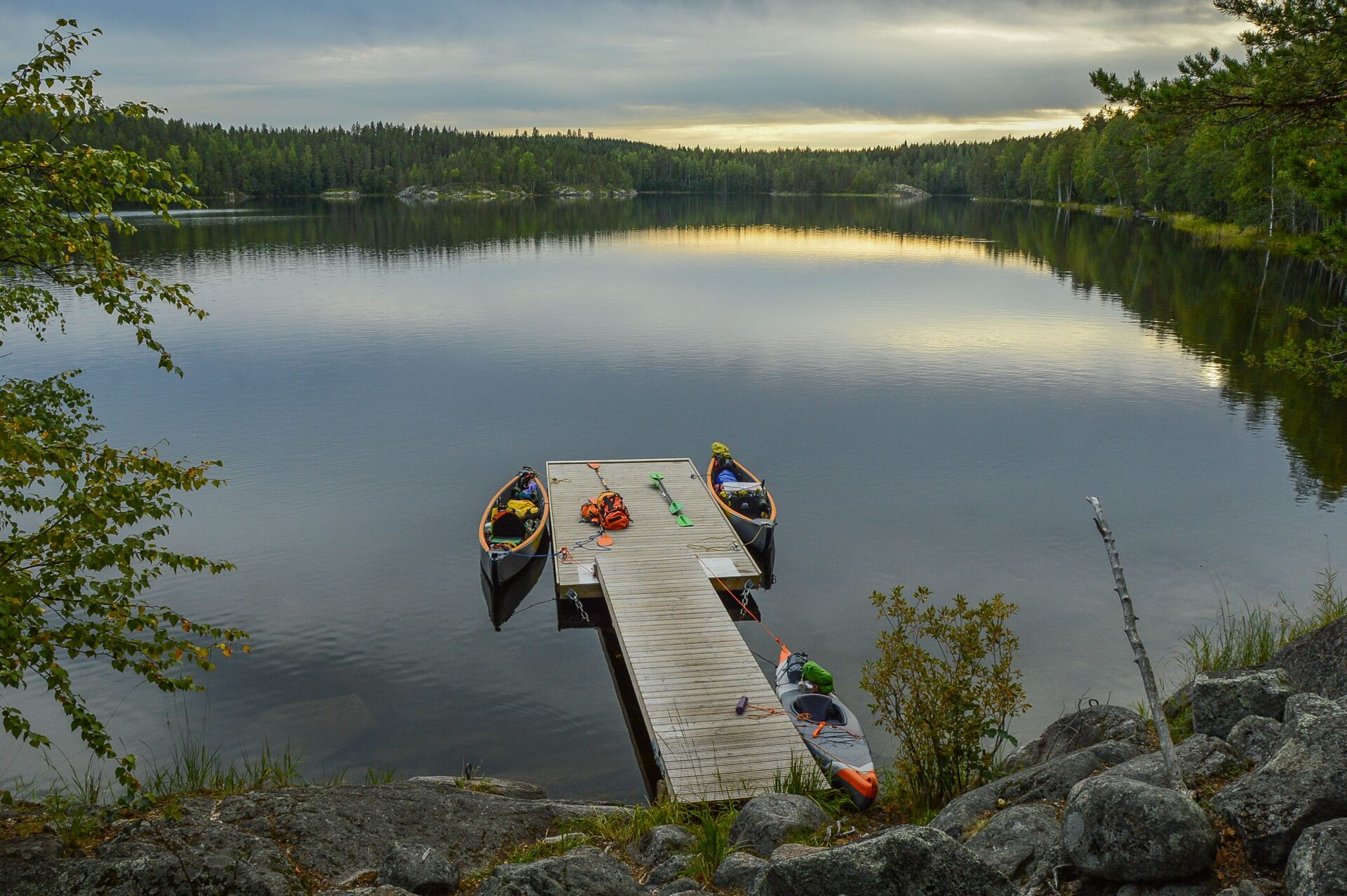 Zdjęcie przedstawiające przyrodę Finlandii.