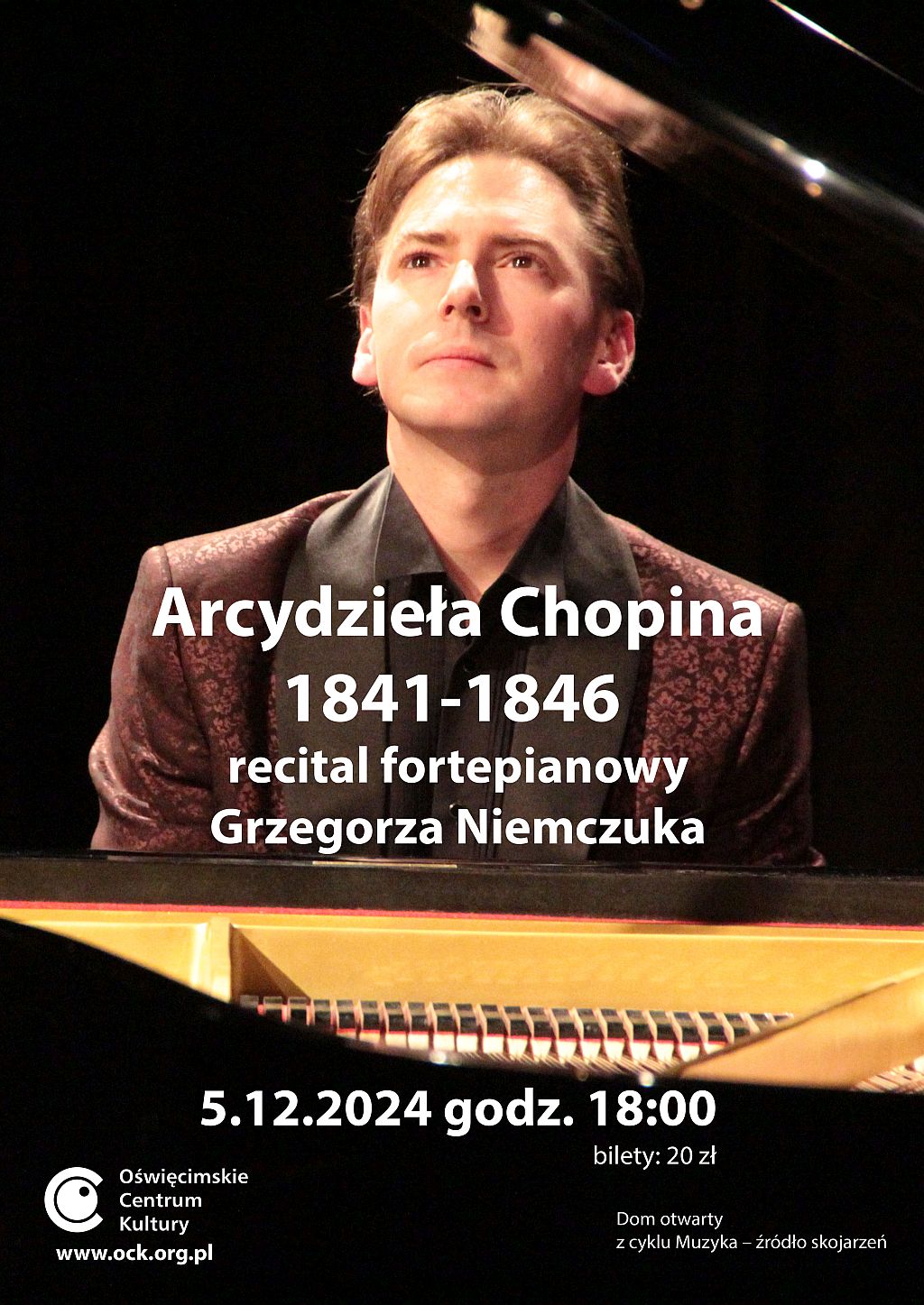 Arcydzieła Chopina – 1841-1846 – recital fortepianowy Grzegorza Niemczuka