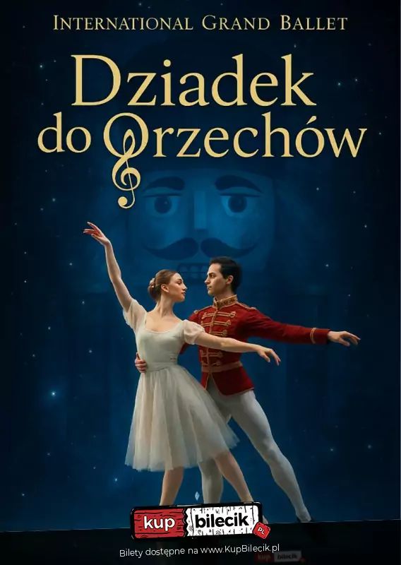 na plakacie para baletowa