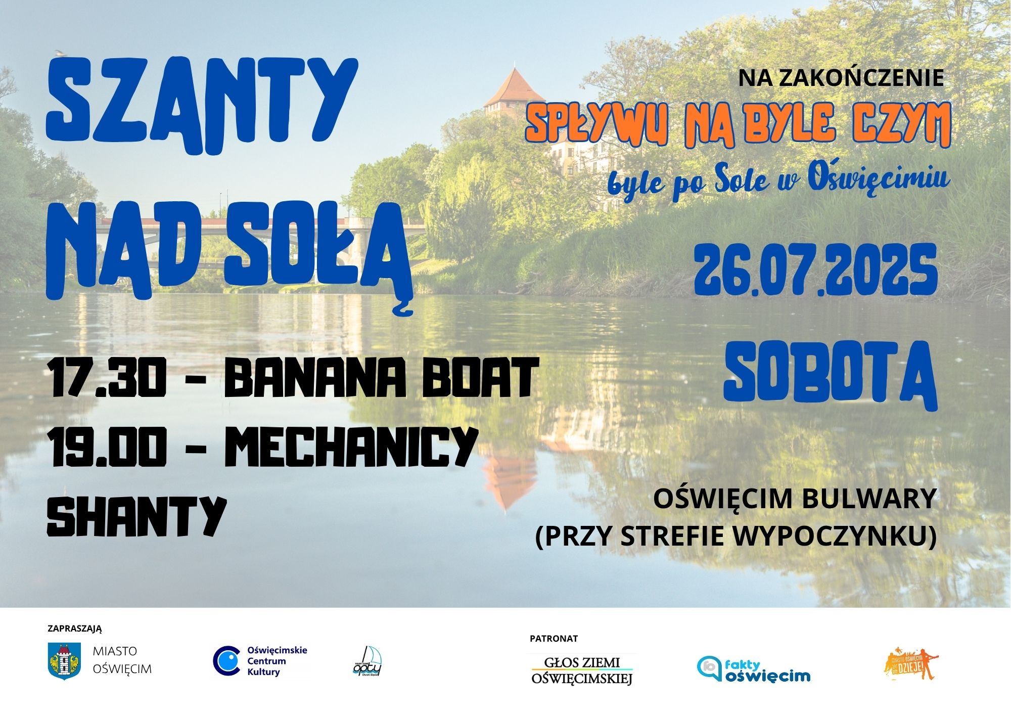 Szanty nad Sołą – koncert zespołów Banana Boat i Mechanicy Shanty
