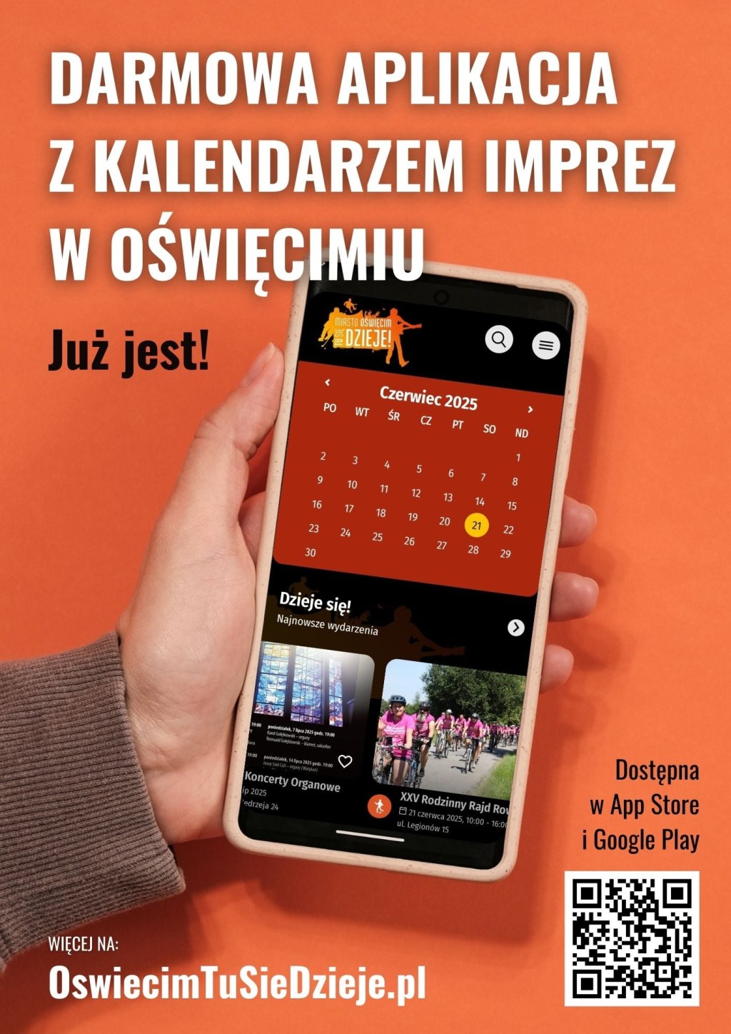 Oświęcim. Pobierz apkę i bądź na bieżąco z tym co dzieje się w mieście!