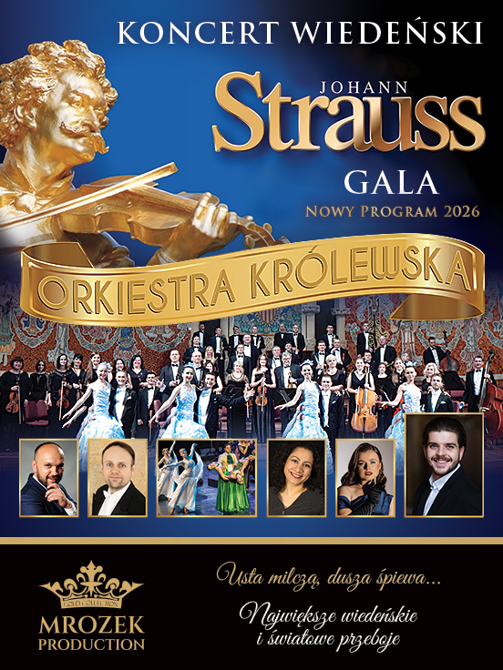 Koncert Wiedeński – Johann Strauss Gala. W świecie operetki – koncert noworoczny