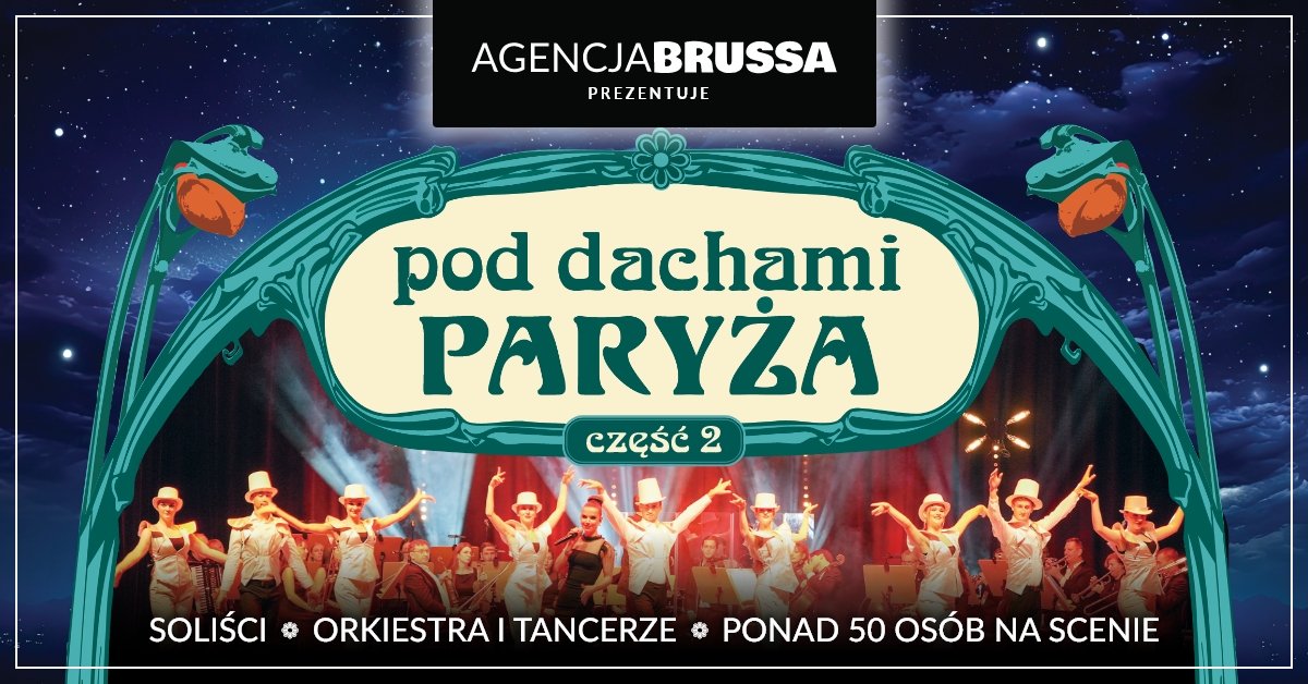 na banerze wykonawcy koncertu