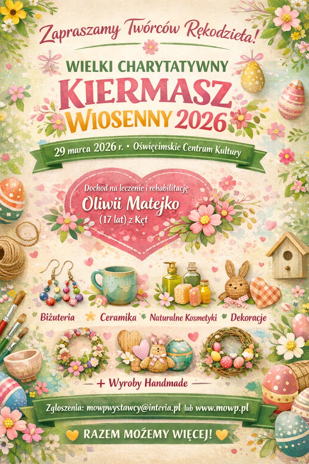 na plakacie kolorowe akcenty świąteczne