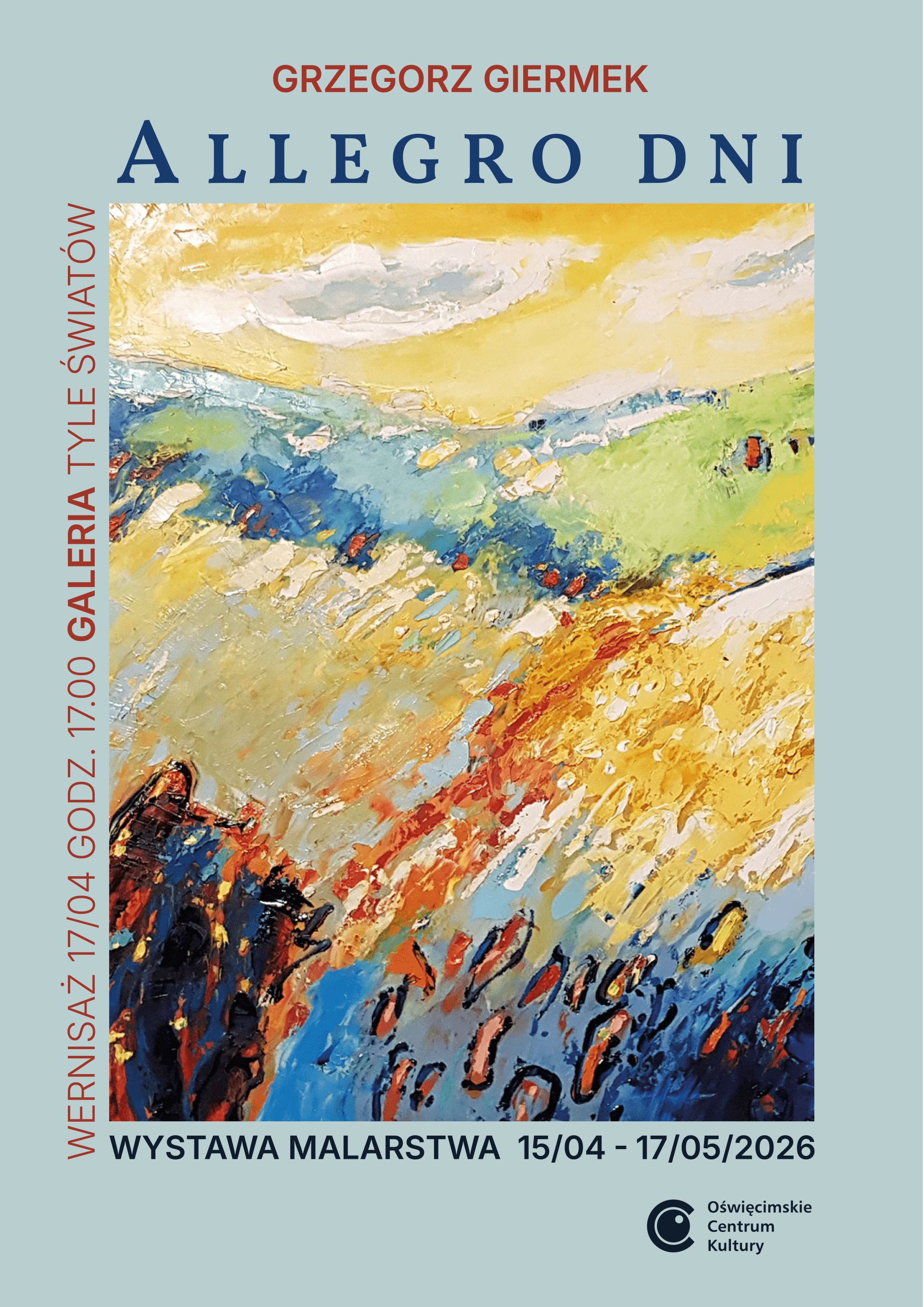 na plakacie praca z wystawy