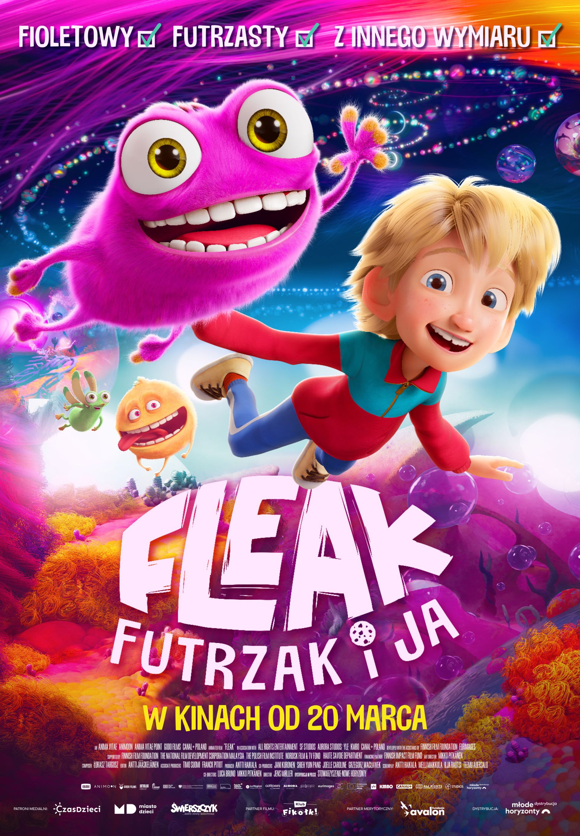 na plakacie bohaterowie filmu