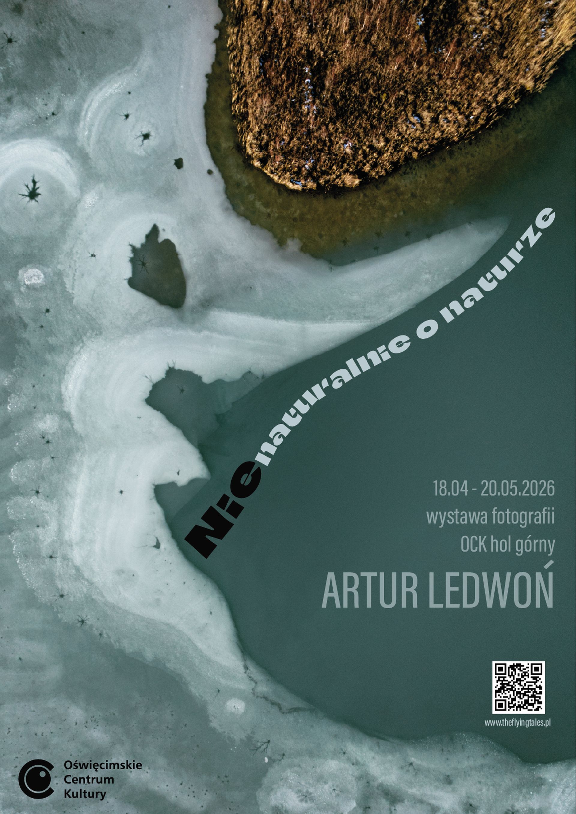 na plakacie fragment pracy z wystawy