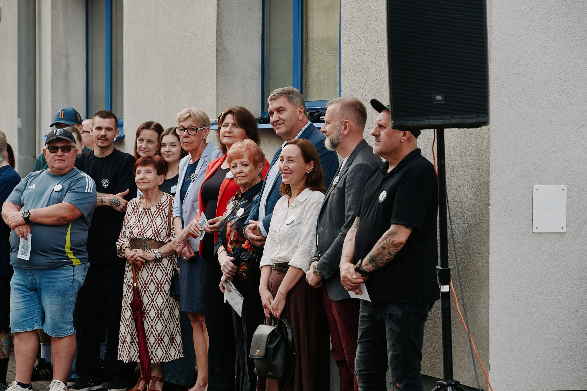 Odsłonięcie muralu Henryka Lehnerta Oświęcim fot.Andrzej Rudiak