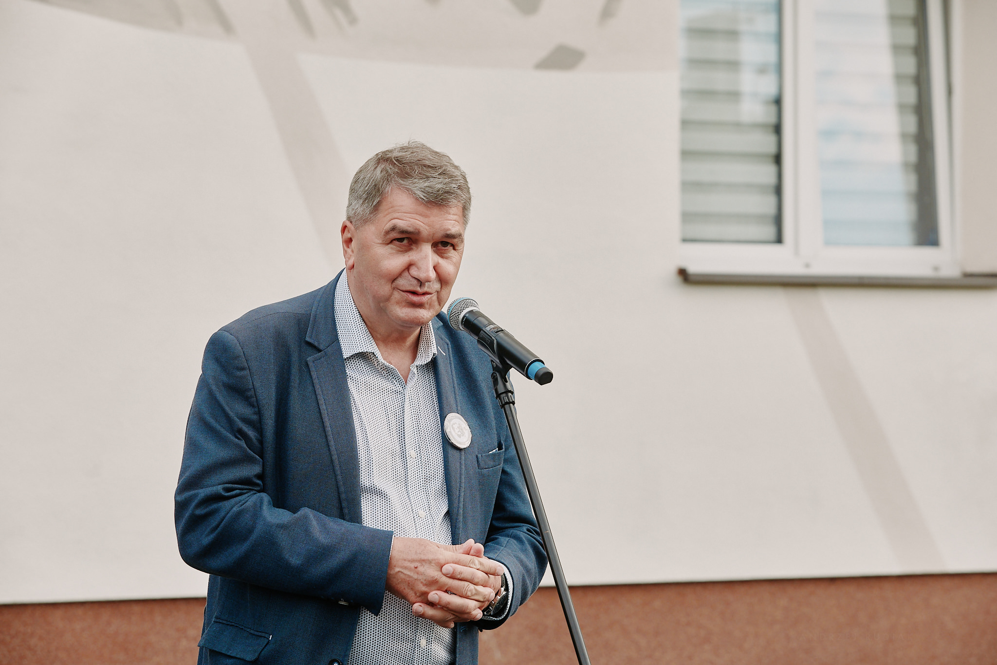 Odsłonięcie muralu Henryka Lehnerta Oświęcim fot.Andrzej Rudiak