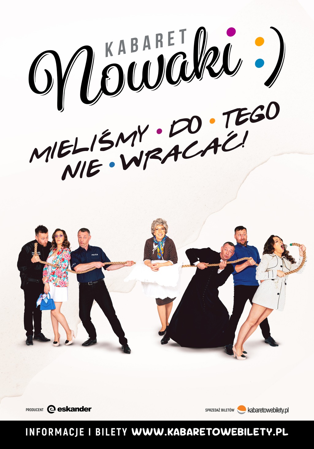 Na plakacie Kabaret Nowaki