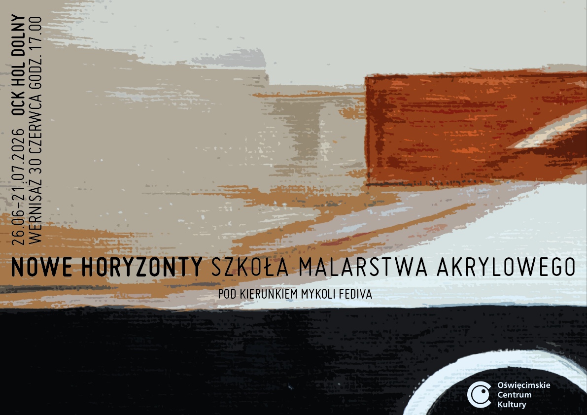na plakacie fragment pracy z wystawy