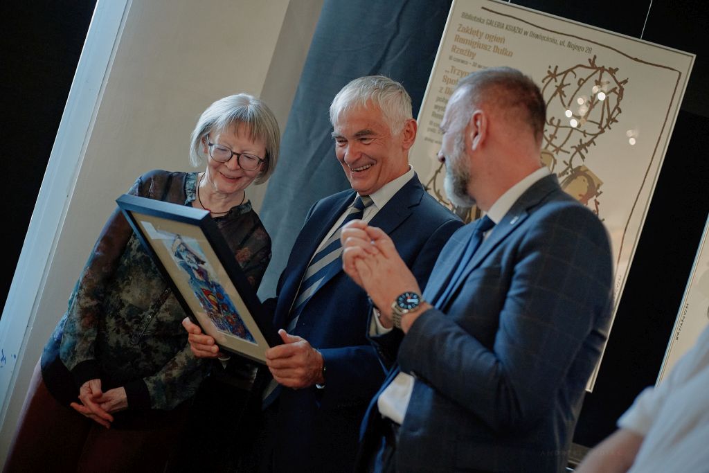Wernisaż Wiesława Łysakowskiego Oświęcim fot.Andrzej Rudiak