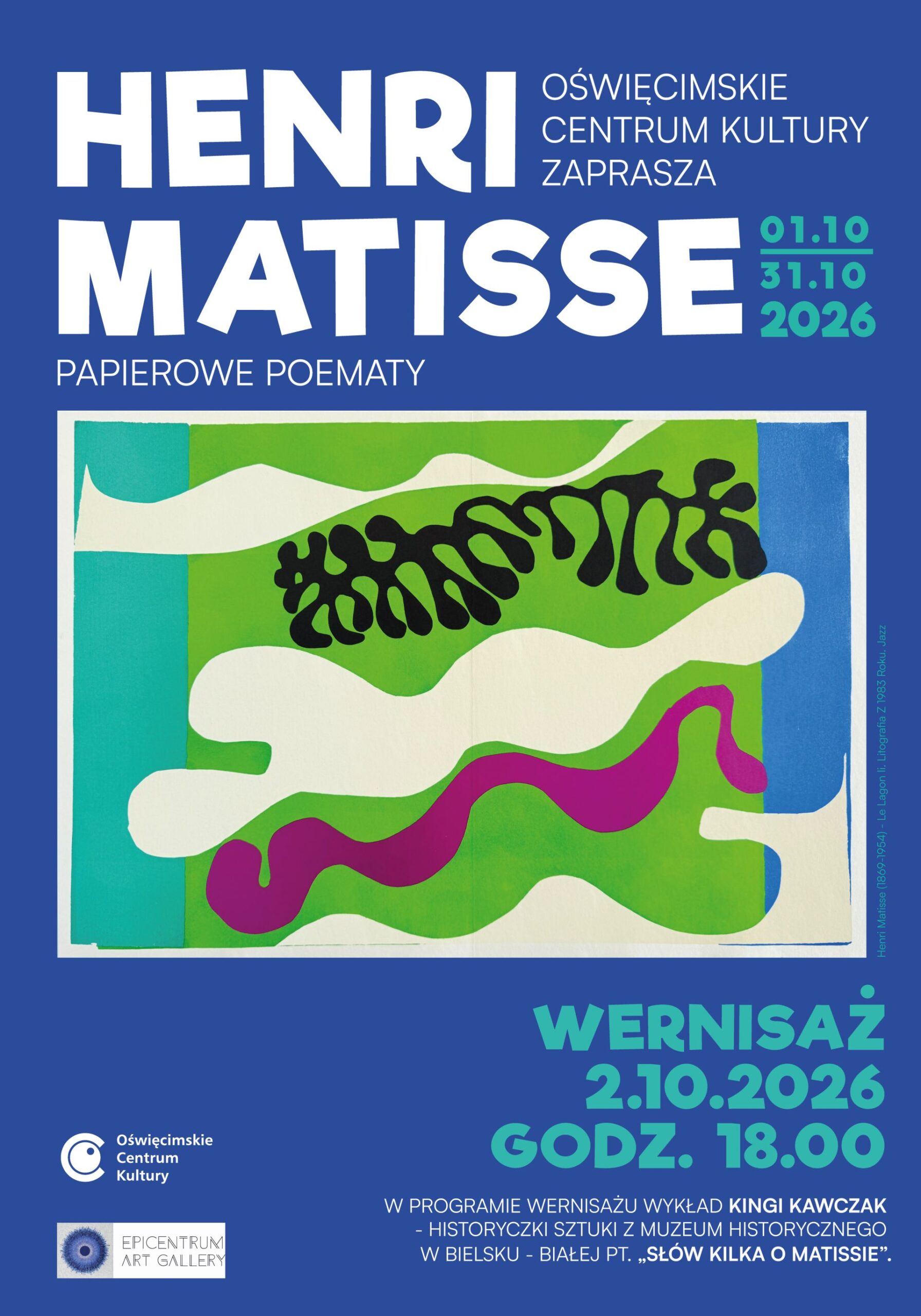 na plakacie praca Matisse"a