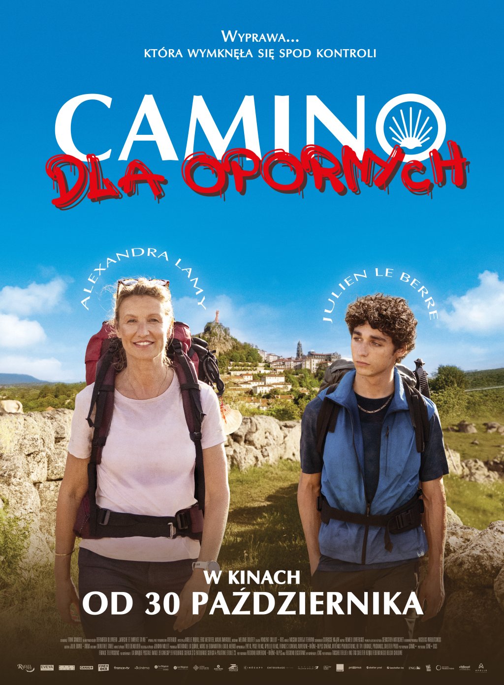 na plakacie bohaterowie filmu