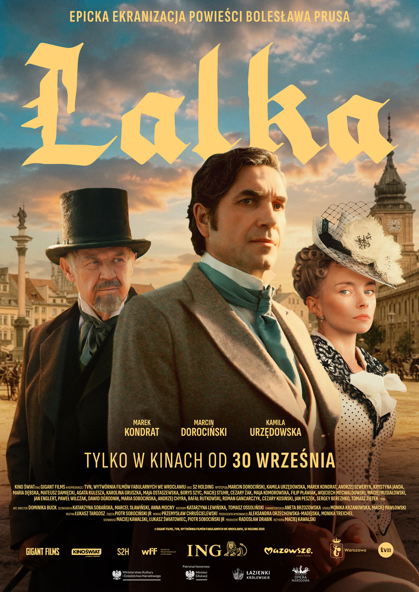 na plakacie postaci z filmu